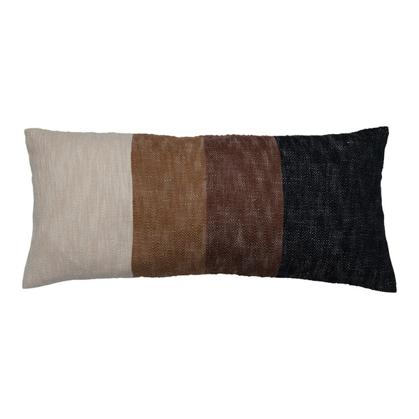 Woven Cotton Slub Lumbar Pillow