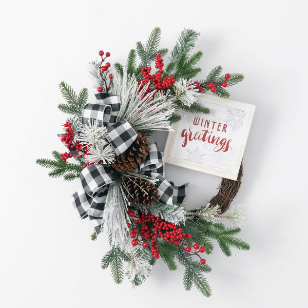 Berry Pine Wreath